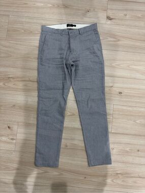 Club Monaco Light Gray Slim Trousers